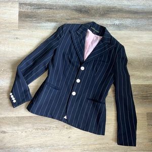 Ralph Lauren pinstripe wool blazer